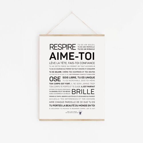 Affiche Aime-toi - A3