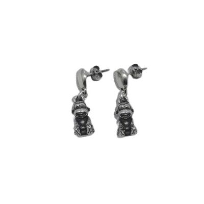 boucles d'oreilles singe