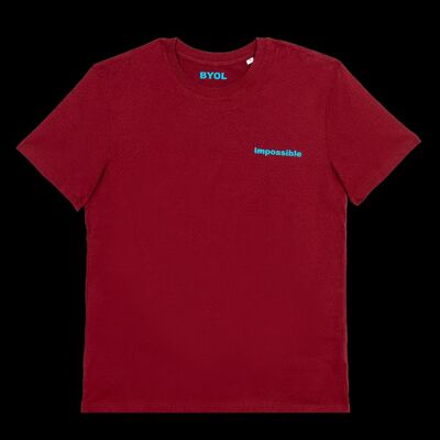 Possible T-shirt col rond burgundy