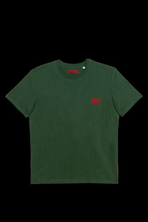 Rêver Oser T-shirt col rond vert
