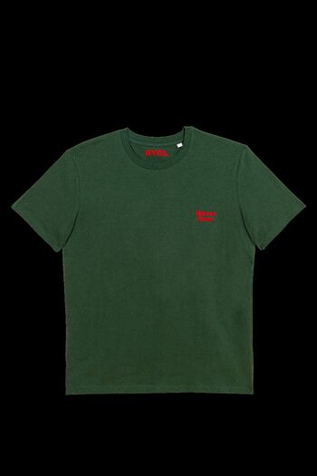 Rêver Oser T-shirt col rond vert 1