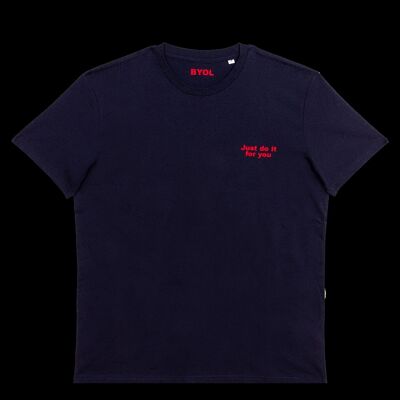 Just do it for you Round neck t-shirt french navy