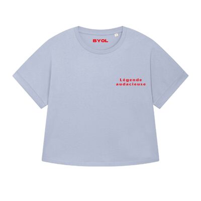 Légende Audacieuse T-shirt oversize Serena blue