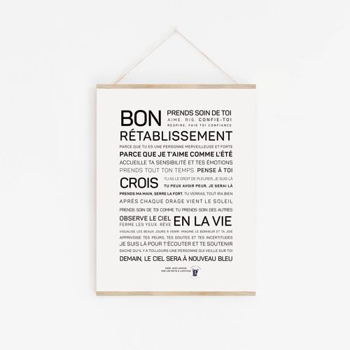 Affiche Bon rétablissement - A2