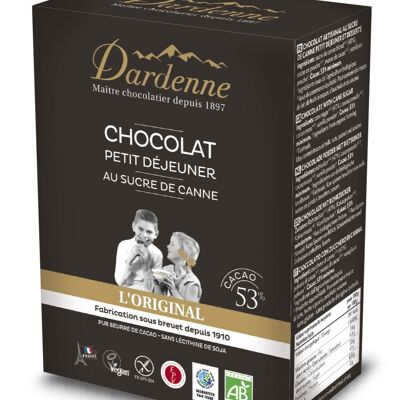 Artisanal chocolate with cane sugar Breakfast and Desserts 400g