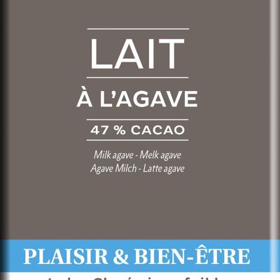 Barra de Chocolate con Leche con Agave 100g