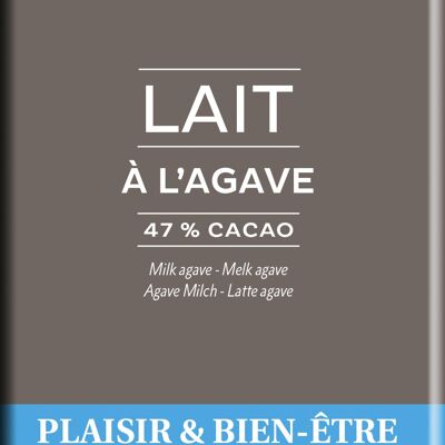 Barra de Chocolate con Leche con Agave 100g