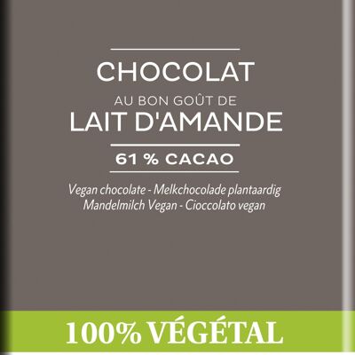Tablette Chocolat 100% VEGETAL 100g