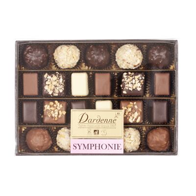 Assortment of 22 Christmas chocolates - SYMPHONIE box 210g