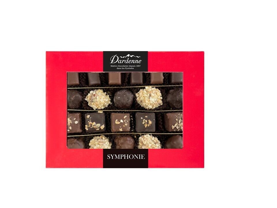Assortment of 22 Christmas chocolates - SYMPHONIE box 210g