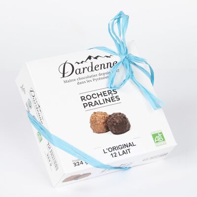 12 Rochers Pralinés LAIT L'original DARDENNE - 12pièces x 27g