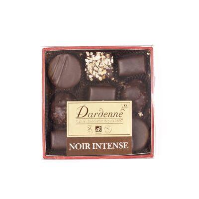 Assortiment 9 chocolats de Noël - NOIR INTENSE 90g
