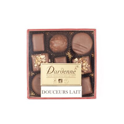 Assortiment 9 chocolats de Noël - DOUCEUR DE LAIT 90g