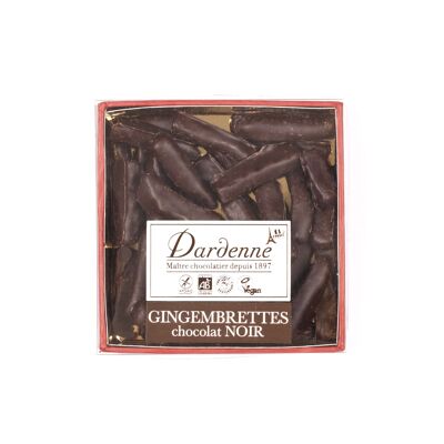 Dunkle Schokoladen-Ingwerettes 100g