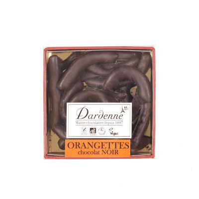 Orangettes de Chocolate Negro 100g