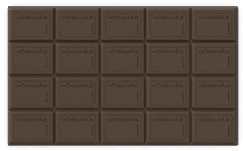 Tablette de Chocolat Noir 55% avec Poudre de Réglisse 2