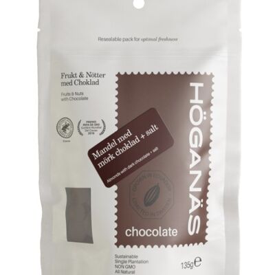 Roasted & Salted Almonds Covered in 60% Dark Chocolate