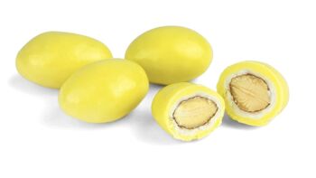 Amandes Grillées Enrobées de Chocolat au Lait 36% + Poudre "Limoncello" 2