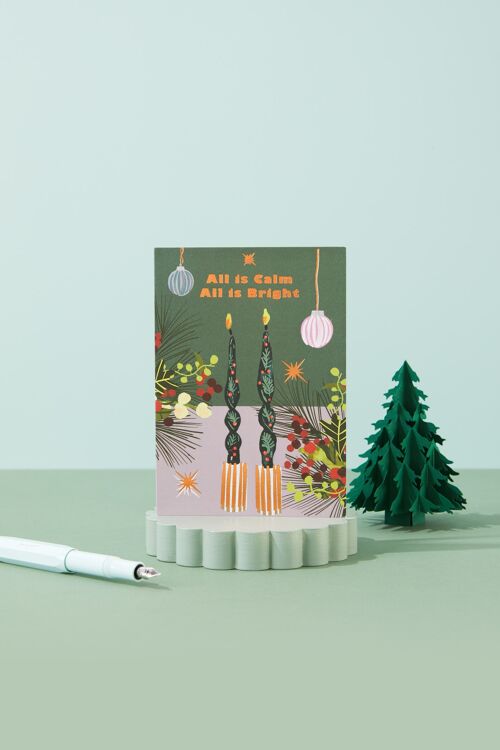All is Calm, All is Bright - Christmas Card