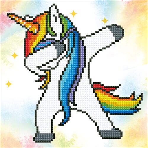 Le DAB de la licorne - Diamants ronds