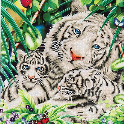 Tigermutter und ihre Jungen