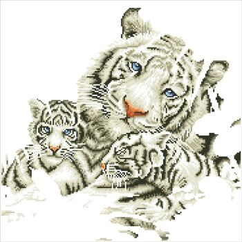 Maman tigre et ses petits 3