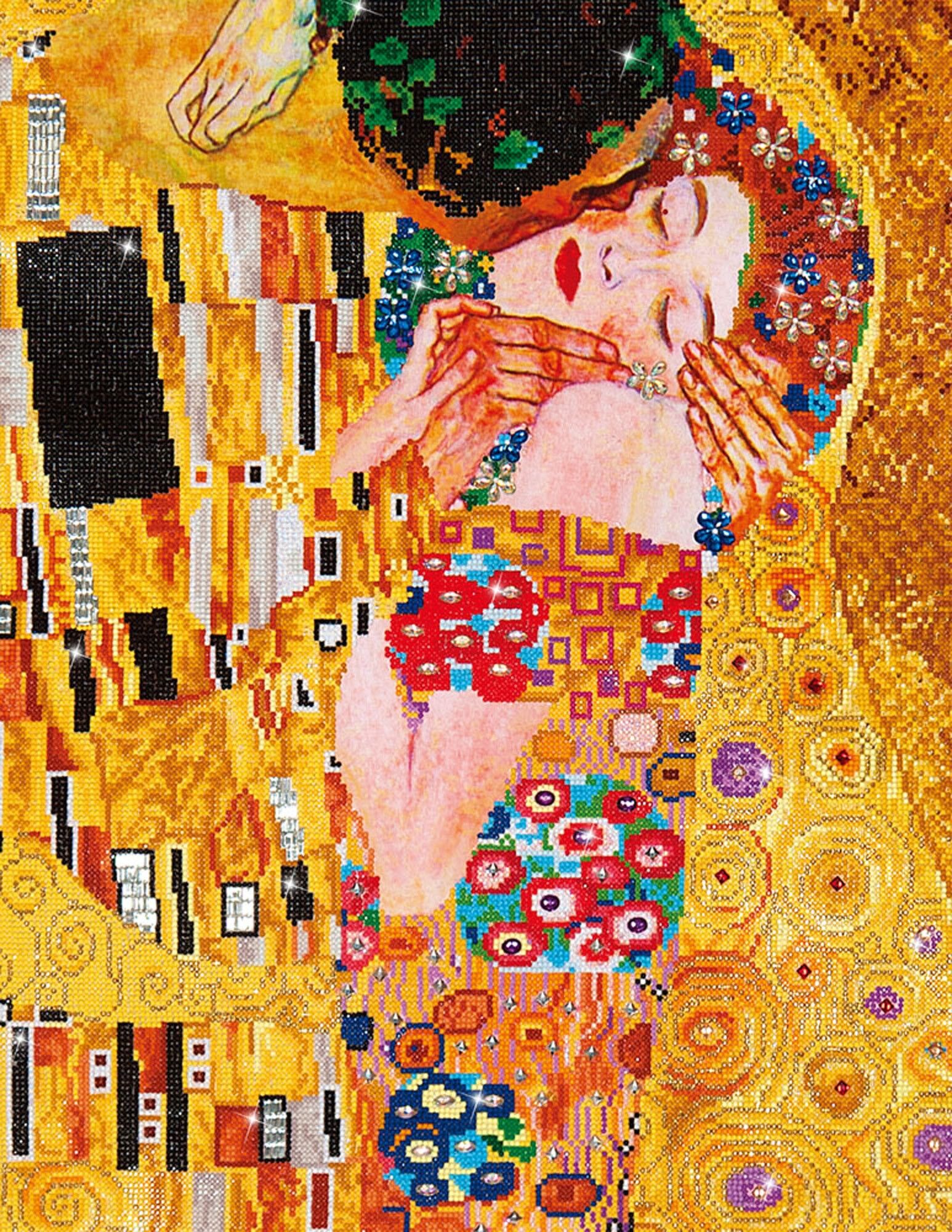 The Kiss (Klimt) - Round diamonds