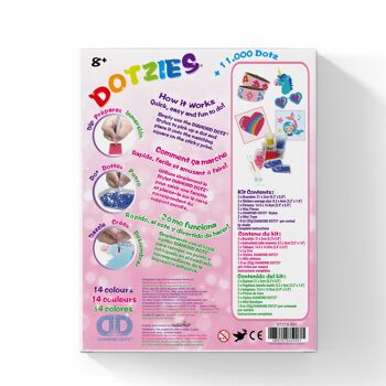 Kit rose DOTZIES - 6 créations pour enfants 2