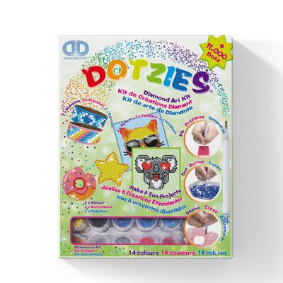 Kit vert DOTZIES - 6 créations pour enfants