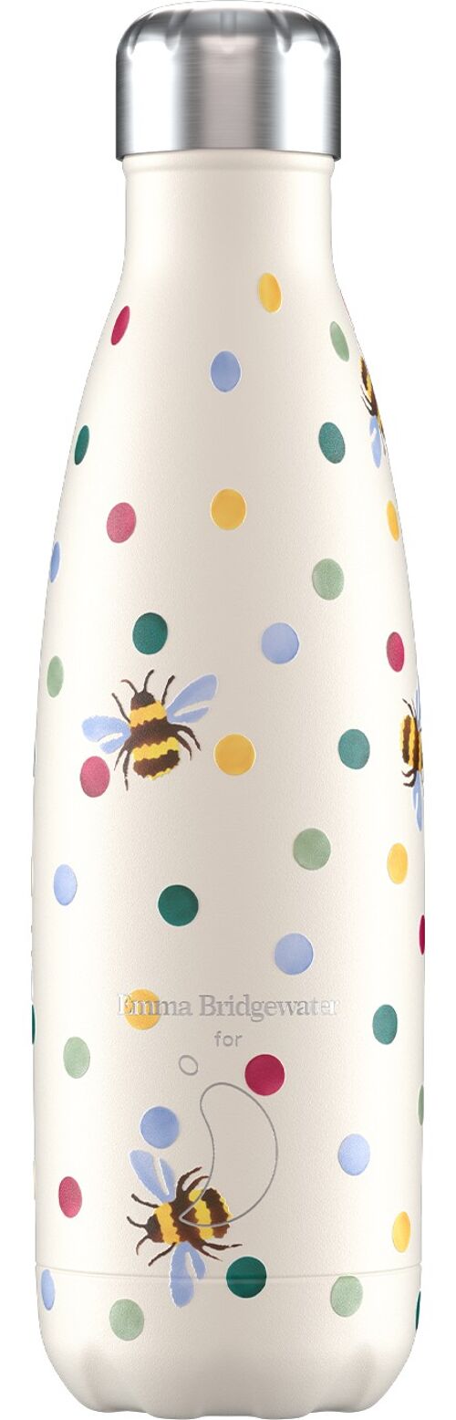 Bottle-500ml-Polka Dot and Bees