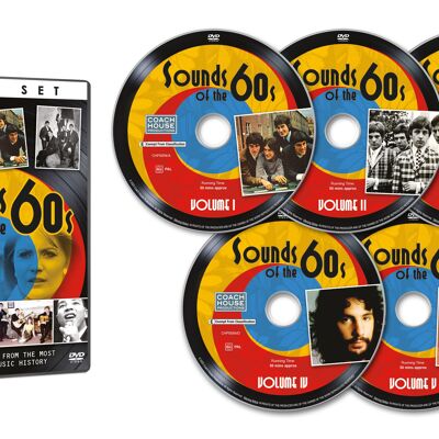 Suoni del set di 5 DVD degli anni '60
