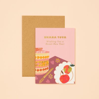 Shana Tova - Jüdische Neujahrskarte