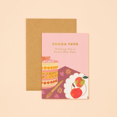 Shana Tova - Carte du Nouvel An juif
