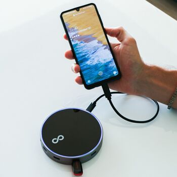 Moovygo hub USB-C 12 en 1 et chargeur sans fil 3