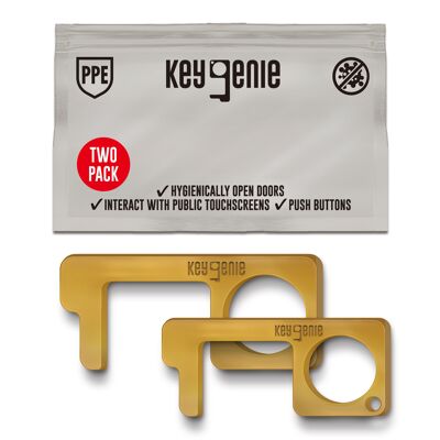 Key Genie Gold - Lot de deux (grand et petit)