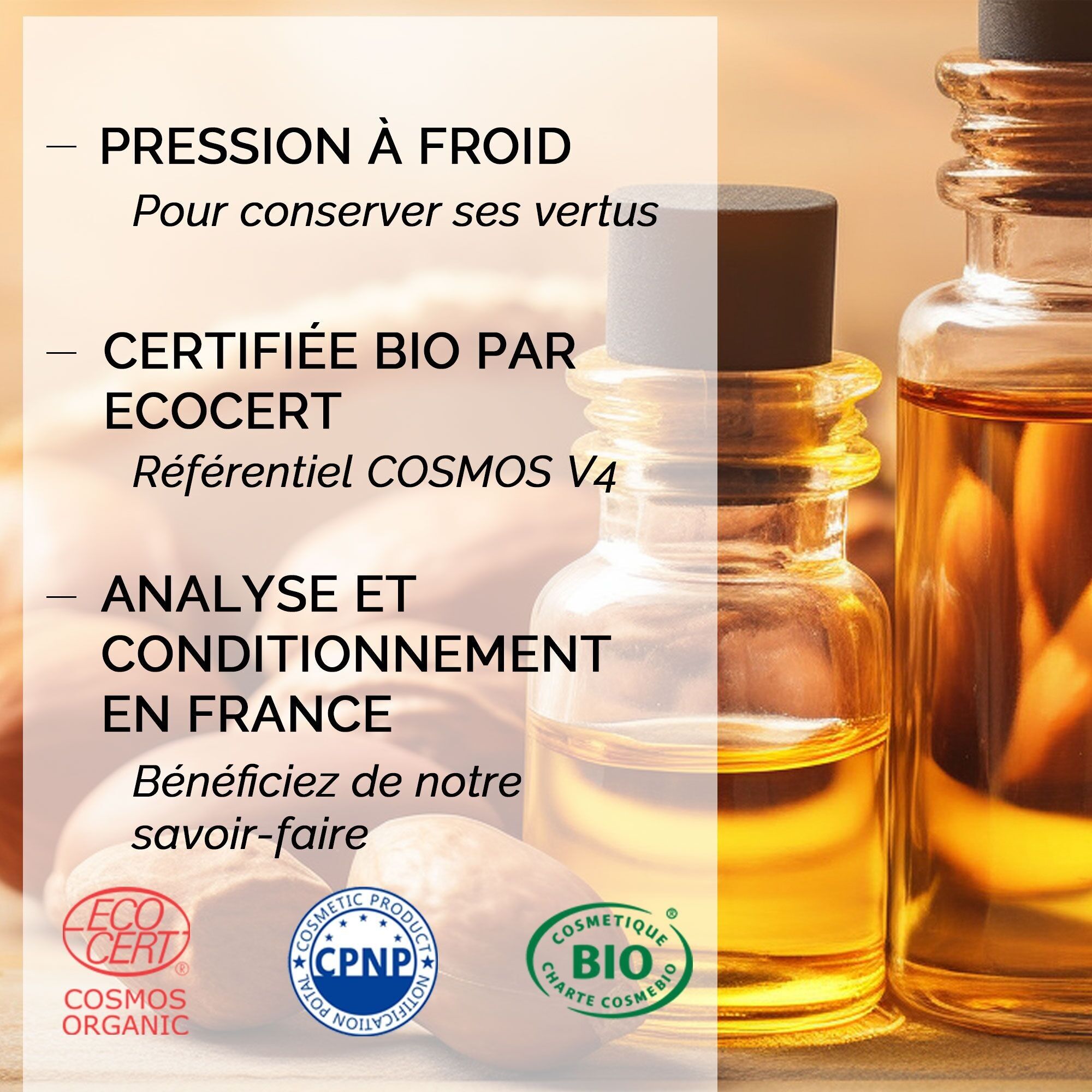 Huile d'argan BIO - 100ml