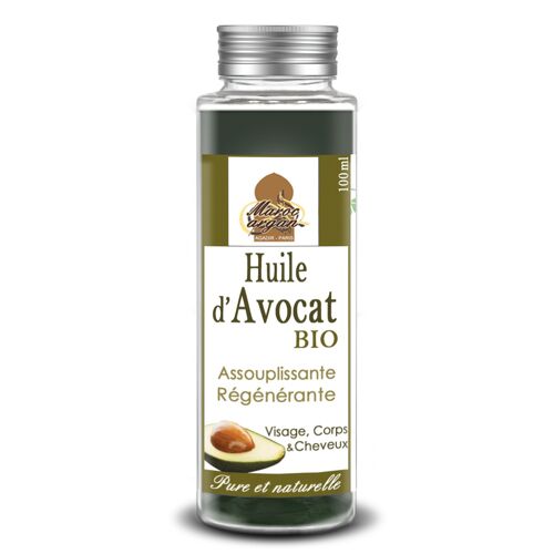 Huile végétale d'Avocat BIO - 100ml