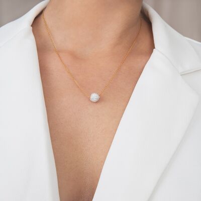 Collier Ici Paris doré