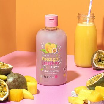 Gel douche smoothie mangue et fruit de la passion (500ml) 1