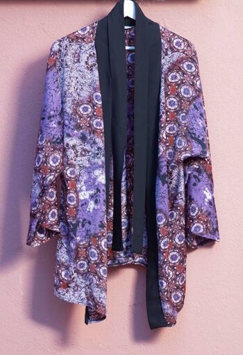 Kimono violet de style japonais 3