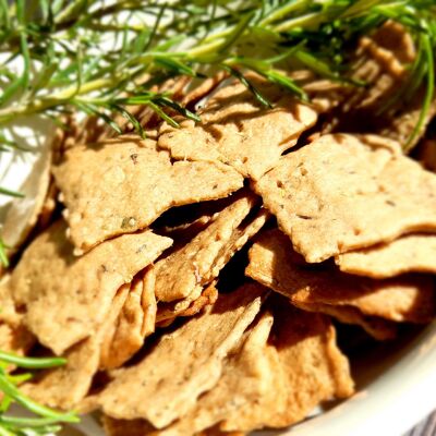Vrac 1kg - Crackers aux herbes de Provence