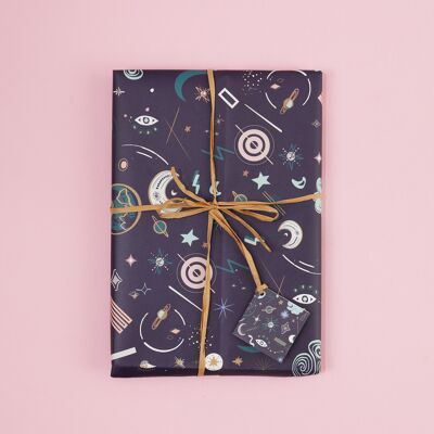 Cosmos - Fogli di carta da regalo unisex