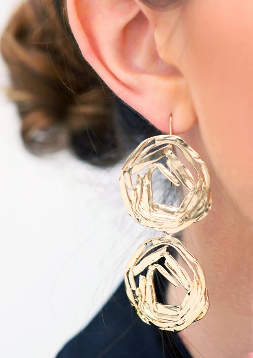 Boucles d'oreilles Winding Dormeuse