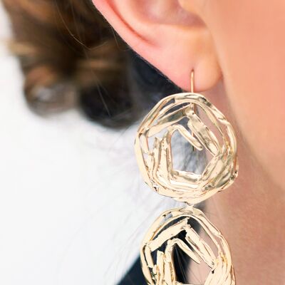 Boucles d'oreilles Winding Dormeuse