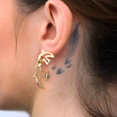 Bird earrings