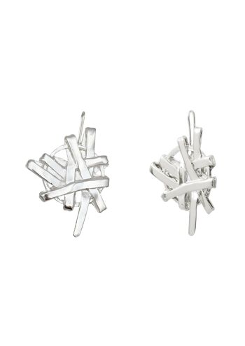 Boucles d'oreilles Wraps argent 2