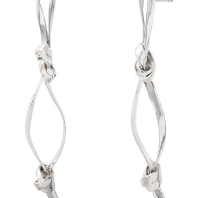 Silver Bind earrings