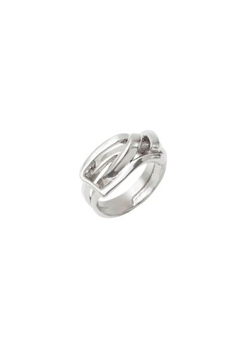 Bague Buckle argent 1