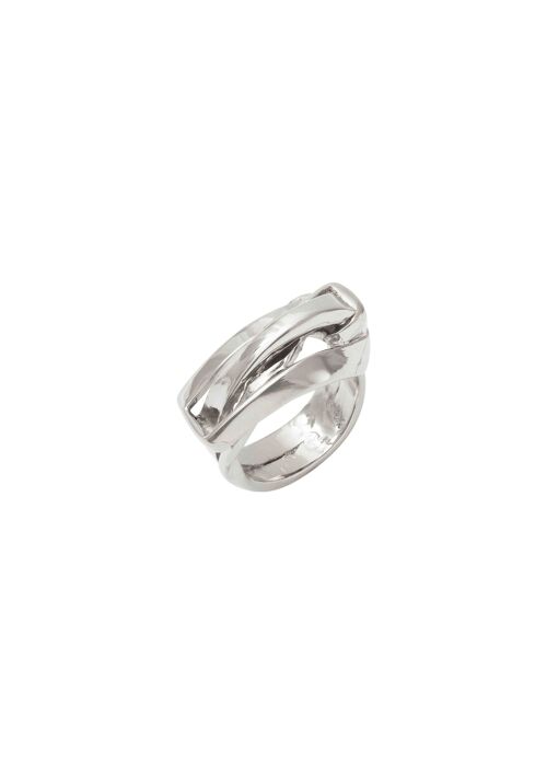 Bague Tank argent