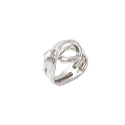 anillo de plata parpadeante